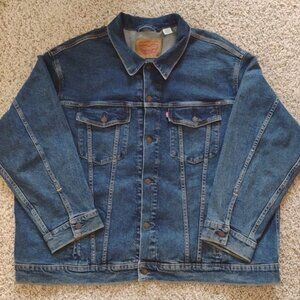 Levi's Denim Trucker Jean Jacket Mens 4XL Blue Jean